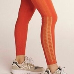 Free People Movement Renegade Mandarin Red Leggings